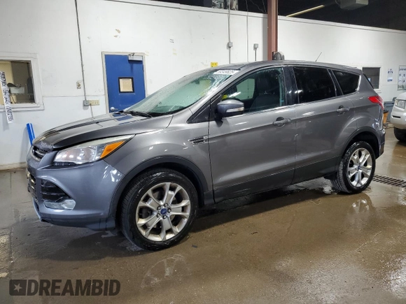2013 Ford Escape SEL с VIN 1FMCU9H97DUB84419, выставлен на аукционе Copart как лот 59349825 с пробегом 160 113 миль миль и Списание • Salvage title. История ставок и продаж доступна на DreamBid. Изображение 1.
