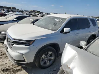 2024 Honda Pilot EX-L 8 Passenger with VIN 5FNYG2H47RB006734, listed as a Copart auction lot 78000524 with 23,960 mi miles and Salvage Title. Bid and sale history available at carsss.com. Image 1.