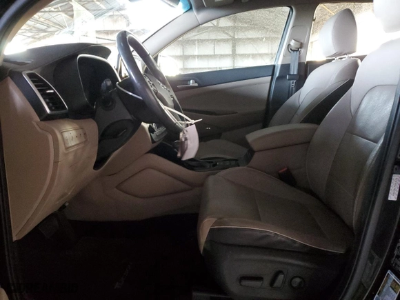 2019 Hyundai Tucson Night with VIN KM8J33AL7KU018170, listed as a Copart auction lot 84425374 with 50,061 mi miles and Salvage Title. Bid and sale history available at carsss.com. Image 7.