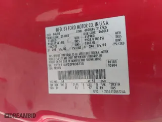 2003 Ford Ranger XL with VIN 1FTYR14V53PB38715, listed as a IAAI auction lot 41426298 with 206,890 mi miles. Bid and sale history available at carsss.com. Image 9.