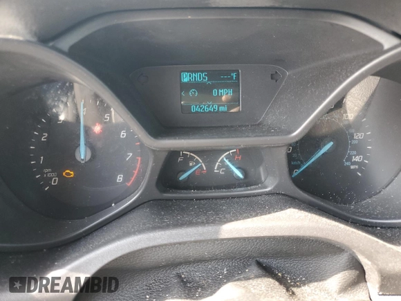 2018 Ford Transit Connect XL with VIN NM0GS9E70J1342253, listed as a Copart auction lot 77950224 with 42,649 mi miles and Salvage title. Bid and sale history available at DreamBid. Image 9.