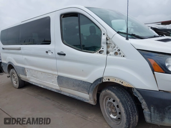 2020 Ford Transit Passenger XL with VIN 1FBAX2YG7LKB00929, listed as a IAAI auction lot 42635196 with 42,540 mi miles and . Bid and sale history available at DreamBid. Image 14.