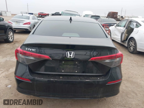 2023 Honda Civic Sedan EX with VIN 2HGFE1F72PH316934, listed as a IAAI auction lot 41538109 with 43,746 mi miles. Bid and sale history available at carsss.com. Image 16.