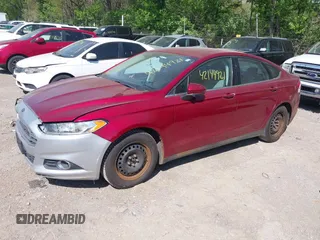 2013 Ford Fusion S with VIN 3FA6P0G77DR162972, listed as a IAAI auction lot 42144921 with 130,441 mi miles. Bid and sale history available at carsss.com. Image 2.