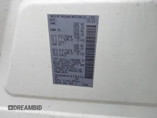 2013 Nissan Pathfinder Platinum with VIN 5N1AR2MM3DC678325, listed as a IAAI auction lot 42699635 with 145,344 mi miles and . Bid and sale history available at DreamBid. Image 9.