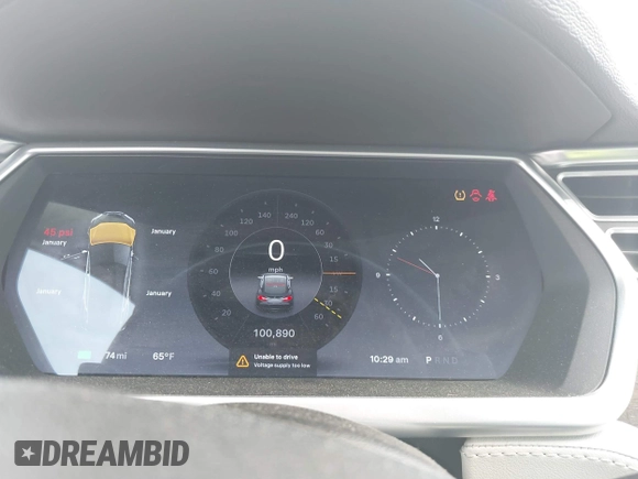 2013 Tesla Model S с VIN 5YJSA1DG7DFP26402, выставлен на аукционе IAAI как лот 42195726 с пробегом 100 890 миль миль и . История ставок и продаж доступна на DreamBid. Изображение 7.