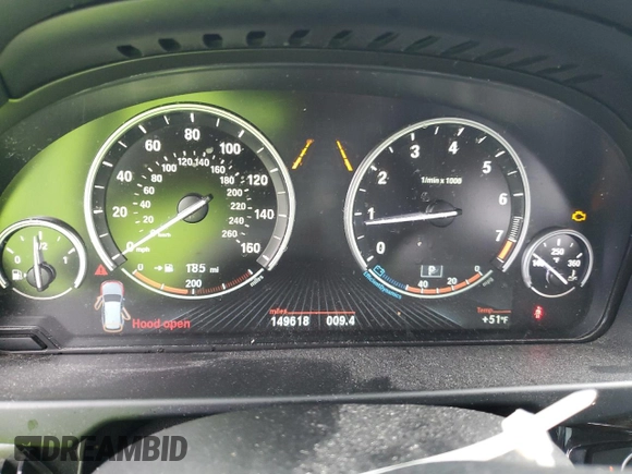 2016 BMW X5 xDrive50i with VIN 5UXKR6C53G0J81130, listed as a Copart auction lot 51429875 with 149,618 mi miles and Clean Title. Bid and sale history available at carsss.com. Image 9.