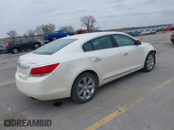 2013 Buick LaCrosse Premium 1 with VIN 1G4GF5E32DF278622, listed as a IAAI auction lot 41964252 with 148,530 mi miles. Bid and sale history available at carsss.com. Image 4.