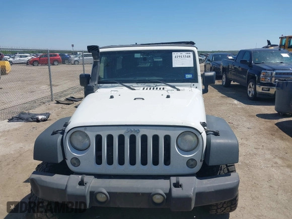 2014 Jeep Wrangler Unlimited Sport with VIN 1C4BJWDG1EL121190, listed as a IAAI auction lot 41913348 with 162,066 mi miles and . Bid and sale history available at DreamBid. Image 12.