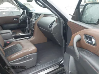 2019 Nissan Armada Platinum with VIN JN8AY2NEXK9756080, listed as a IAAI auction lot 41565485 with 58,521 mi miles. Bid and sale history available at carsss.com. Image 5.