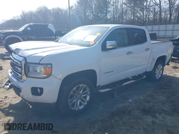 2015 GMC Canyon 4WD SLT with VIN 1GTG6CE30F1269698, listed as a IAAI auction lot 41508606 with 83,566 mi miles. Bid and sale history available at carsss.com. Image 17.