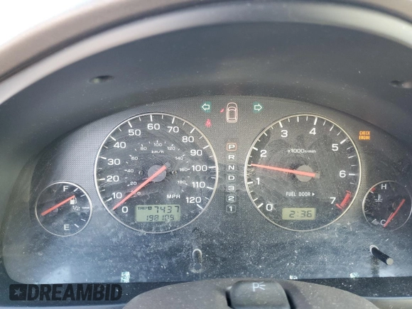 2004 Subaru Legacy Outback with VIN 4S3BE896147209227, listed as a Copart auction lot 47612575 with 198,109 mi miles and Salvage title. Bid and sale history available at DreamBid. Image 9.