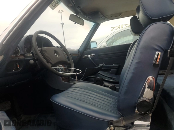 1979 Mercedes-Benz SL with VIN 10704412051276, listed as a Copart auction lot 58228725 with 163,621 mi miles and Clean title. Bid and sale history available at DreamBid. Image 7.