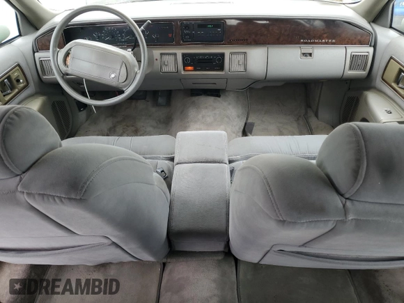 1993 Buick Roadmaster with VIN 1G4BN5377PR412501, listed as a Copart auction lot 55897325 with 76,408 mi miles and Clean Title. Bid and sale history available at DreamBid. Image 8.