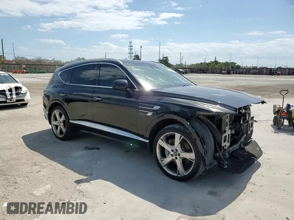 2022 Genesis GV80 with VIN KMUHBDSB2NU101119, listed as a Copart auction lot 45217395 with 31,477 mi miles and Non repairable. Bid and sale history available at DreamBid. Image 11.