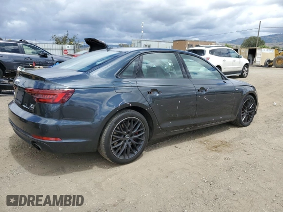 2018 Audi A4 Premium Plus с VIN WAUENAF40JN019947, выставлен на аукционе Copart как лот 56603955 с пробегом 45 807 миль миль и Списание • Salvage title. История ставок и продаж доступна на DreamBid. Изображение 3.