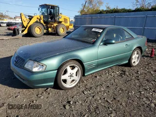 2002 Mercedes-Benz SL-Class with VIN WDBFA68F42F204673, listed as a Copart auction lot 79391964 with 0 mi miles and Salvage Title. Bid and sale history available at carsss.com. Image 1.