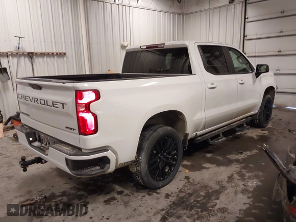 2021 Chevrolet Silverado 1500 RST with VIN 1GCUYEET9MZ438981, listed as a IAAI auction lot 41585169 with 55,785 mi miles. Bid and sale history available at carsss.com. Image 4.