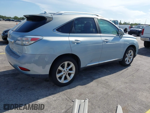 2010 Lexus RX 350 with VIN JTJZK1BA0A2403749, listed as a IAAI auction lot 42708297 with 133,999 mi miles and . Bid and sale history available at DreamBid. Image 4.
