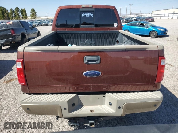 2008 Ford F-250 XL with VIN 1FTSW21R28EC23591, listed as a Copart auction lot 52433965 with 119,669 mi miles and Salvage title. Bid and sale history available at DreamBid. Image 6.