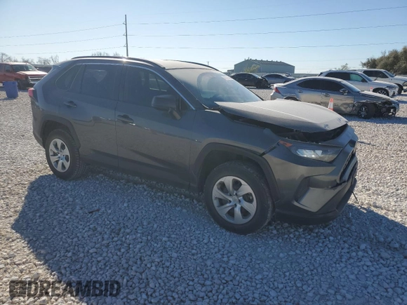 2020 Toyota RAV4 LE with VIN 2T3H1RFV1LW073014, listed as a Copart auction lot 49821405 with 65,555 mi miles and Salvage Title. Bid and sale history available at carsss.com. Image 4.