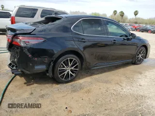 2021 Toyota Camry SE Nightshade with VIN 4T1G11AK7MU581248, listed as a Copart auction lot 46943655 with 78,866 mi miles and Clean Title. Bid and sale history available at DreamBid. Image 3.