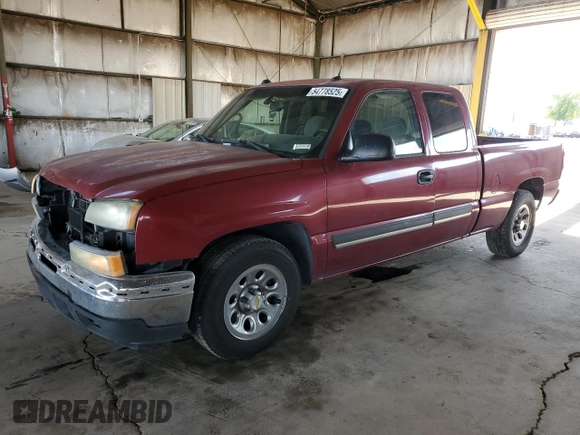 2005 Chevrolet Silverado 1500 LT z VIN 1GCEC19T35Z173241, wystawiony jako Copart lot #54778525 z przebiegiem 93 832 mil mil oraz Szkoda całkowita • Salvage title. Historia ofert i sprzedaży dostępna na DreamBid. Obrazek 1.