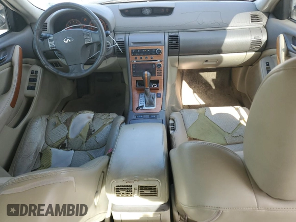 2005 Infiniti G35 with VIN JNKCV51E15M206903, listed as a Copart auction lot 76564124 with 261,392 mi miles and Salvage Title. Bid and sale history available at DreamBid. Image 8.