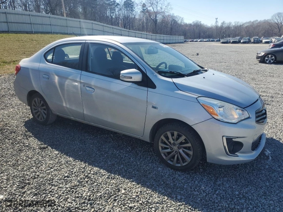 2017 Mitsubishi Mirage G4 SE with VIN ML32F4FJ5HHF16078, listed as a Copart auction lot 47284245 with 54,108 mi miles and Salvage Title. Bid and sale history available at carsss.com. Image 4.