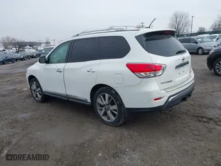 2013 Nissan Pathfinder SL with VIN 5N1AR2MN1DC646613, listed as a IAAI auction lot 41486430 with 102,094 mi miles. Bid and sale history available at carsss.com. Image 3.