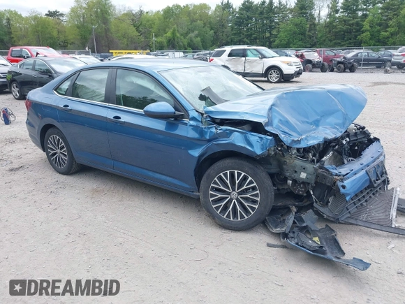 2021 Volkswagen Jetta S with VIN 3VWC57BU4MM012790, listed as a IAAI auction lot 42292471 with 43,833 mi miles and . Bid and sale history available at DreamBid. Image 1.