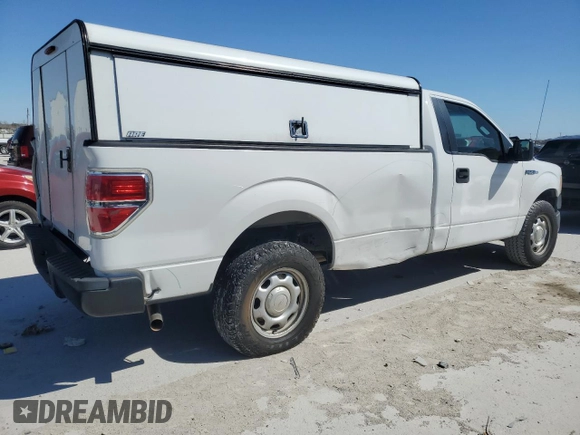 2014 Ford F-150 XL with VIN 1FTMF1CM4EKD33317, listed as a Copart auction lot 50059765 with 188,709 mi miles and Salvage title. Bid and sale history available at DreamBid. Image 3.