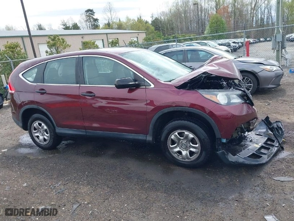 2013 Honda CR-V LX with VIN 5J6RM4H35DL071419, listed as a IAAI auction lot 41939434 with 169,915 mi miles. Bid and sale history available at carsss.com. Image 13.
