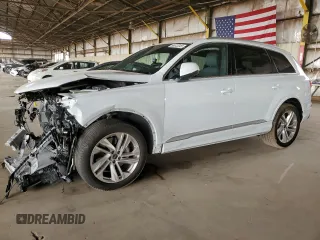 2023 Audi Q7 Premium with VIN WA1ACBF72PD015284, listed as a Copart auction lot 58672245 with 16,942 mi miles and Salvage title. Bid and sale history available at DreamBid. Image 1.