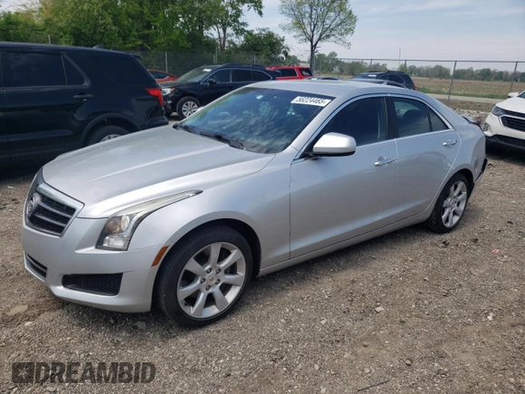 2013 Cadillac ATS with VIN 1G6AG5RX2D0168003, listed as a Copart auction lot 56224465 with 92,271 mi miles and Salvage title. Bid and sale history available at DreamBid. Image 1.