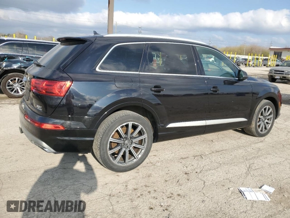 2017 Audi Q7 Premium Plus with VIN WA1LAAF70HD011101, listed as a Copart auction lot 52571575 with 140,369 mi miles and Clean Title. Bid and sale history available at carsss.com. Image 3.