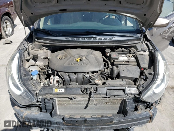 2016 Hyundai Elantra SE with VIN 5NPDH4AE1GH774024, listed as a Copart auction lot 66748634 with 126,126 mi miles and Salvage Title. Bid and sale history available at DreamBid. Image 11.