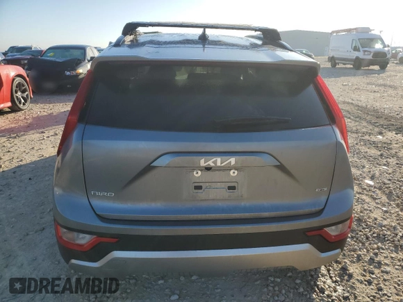 2024 Kia Niro LX with VIN KNDCP3LE1R5178033, listed as a Copart auction lot 44206525 with 21,324 mi miles and Salvage Title. Bid and sale history available at carsss.com. Image 6.