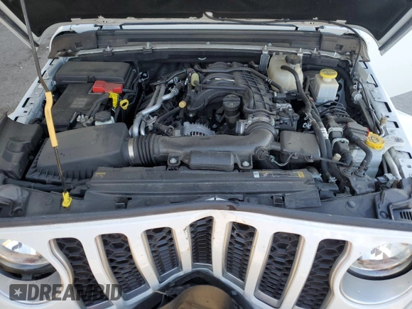 2023 Jeep Gladiator Overland with VIN 1C6HJTFG9PL535396, listed as a Copart auction lot 47459685 with 45,596 mi miles and Non repairable. Bid and sale history available at DreamBid. Image 11.