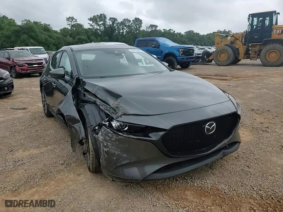 2021 Mazda Mazda3 Hatchback Preferred with VIN JM1BPALLXM1327845, listed as a Copart auction lot 55135484 with 35,690 mi miles and Non Repairable. Bid and sale history available at carsss.com. Image 10.