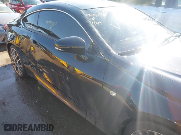 2016 Lexus RC 350 with VIN JTHHE5BC5G5012889, listed as a IAAI auction lot 41457032 with 105,620 mi miles. Bid and sale history available at carsss.com. Image 6.