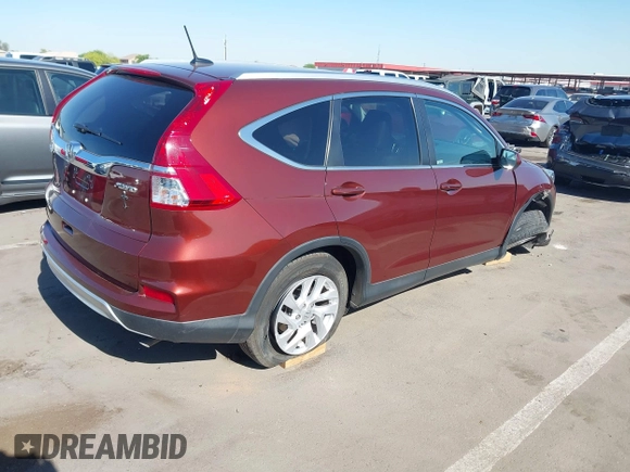 2015 Honda CR-V EX-L with VIN 2HKRM4H7XFH660871, listed as a IAAI auction lot 42095318 with 161,977 mi miles and . Bid and sale history available at carsss.com. Image 4.