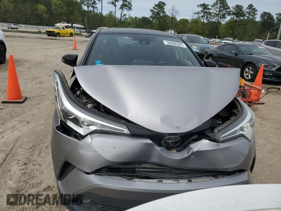 2019 Toyota C-HR XLE with VIN JTNKHMBX3K1024739, listed as a Copart auction lot 50888505 with 37,759 mi miles and Salvage Title. Bid and sale history available at DreamBid. Image 5.