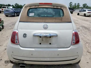 2012 FIAT 500 Pop with VIN 3C3CFFDR2CT382356, listed as a Copart auction lot 58162255 with 199,031 mi miles and Salvage title. Bid and sale history available at DreamBid. Image 6.