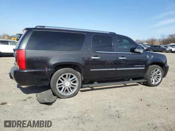 2011 Cadillac Escalade ESV Platinum Edition with VIN 1GYS4KEF0BR319171, listed as a Copart auction lot 47649995 with 194,202 mi miles and Salvage title. Bid and sale history available at DreamBid. Image 3.