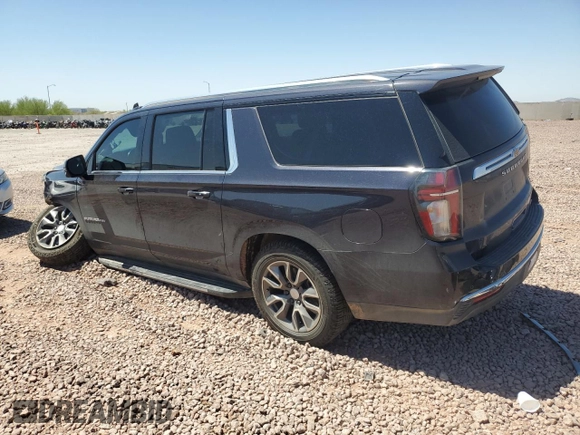 2022 Chevrolet Suburban LT with VIN 1GNSKCKDXNR317511, listed as a Copart auction lot 52573795 with 134,062 mi miles and Salvage Title. Bid and sale history available at DreamBid. Image 2.