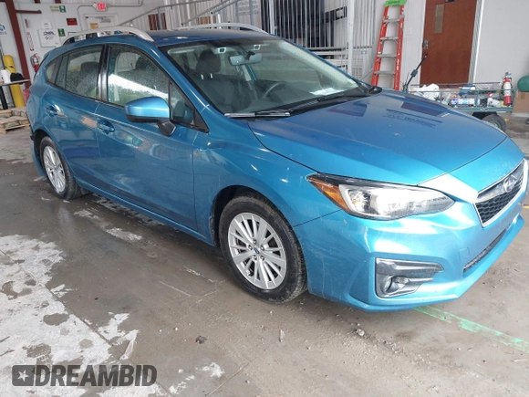 2017 Subaru Impreza Premium с VIN 4S3GTAD65H3731995, выставлен на аукционе IAAI как лот 42355858 с пробегом 83 263 миль миль и . История ставок и продаж доступна на DreamBid. Изображение 1.