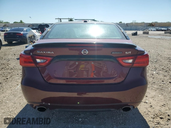 2017 Nissan Maxima SR z VIN 1N4AA6APXHC434345, wystawiony jako Copart lot #57636165 z przebiegiem 73 618 mil mil oraz Szkoda całkowita • Salvage title. Historia ofert i sprzedaży dostępna na DreamBid. Obrazek 6.