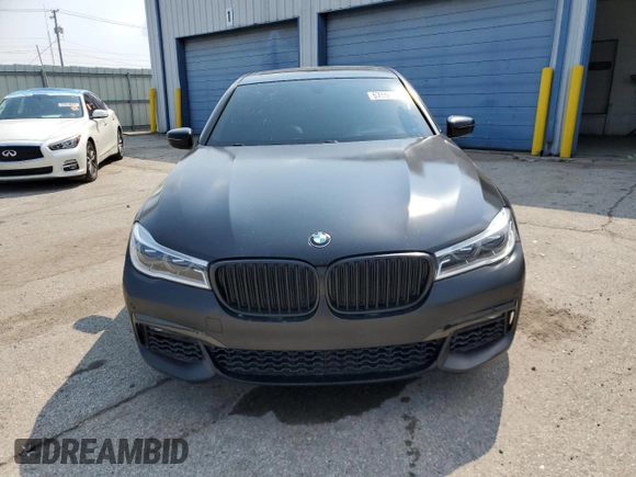 2018 BMW 7 Series ALPINA B7 xDrive with VIN WBA7F2C52JB238192, listed as a Copart auction lot 57851425 with 69,444 mi miles and Salvage title. Bid and sale history available at DreamBid. Image 5.
