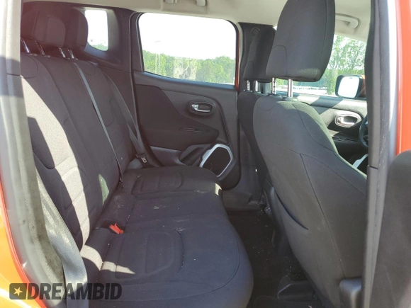 2018 Jeep Renegade Latitude with VIN ZACCJABB0JPH67244, listed as a Copart auction lot 57635965 with 163,256 mi miles and Salvage title. Bid and sale history available at DreamBid. Image 11.